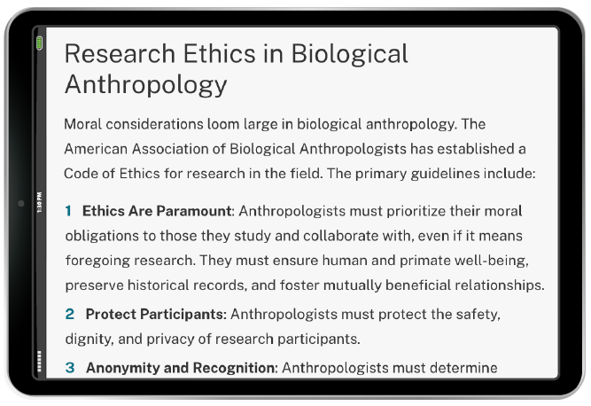 New research in iPad