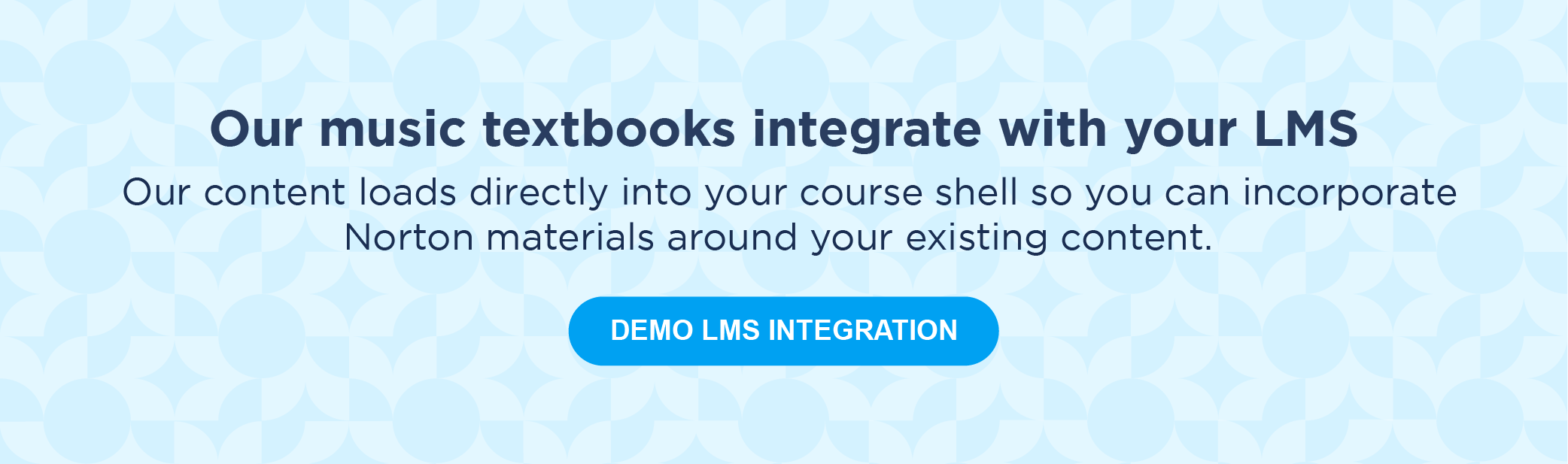 Our music textbooks integrate with your LMS. Demo LMS integration.