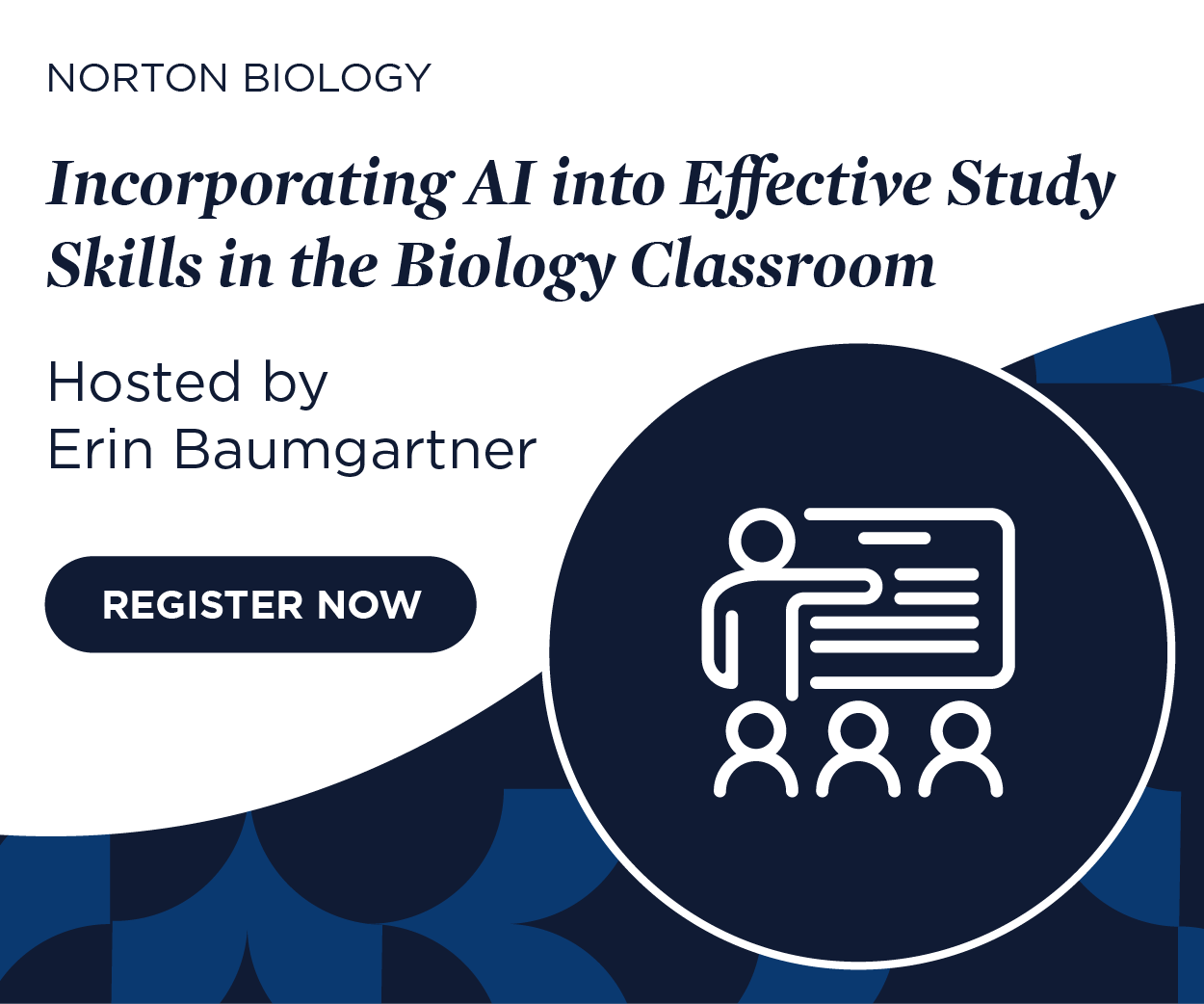 Register now for Incorporating AI into Effective Study Skills in the Biology Classroom