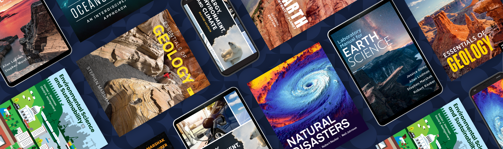 Collage of geosciences titles
