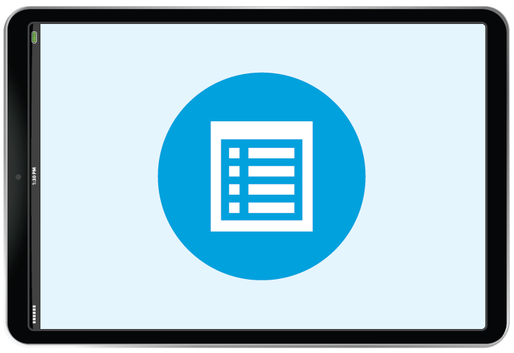 Exercises logo in iPad