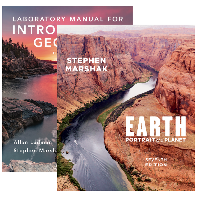 The Laboratory Manual for Introductory Geology and Earth: Portrait of a Planet book covers