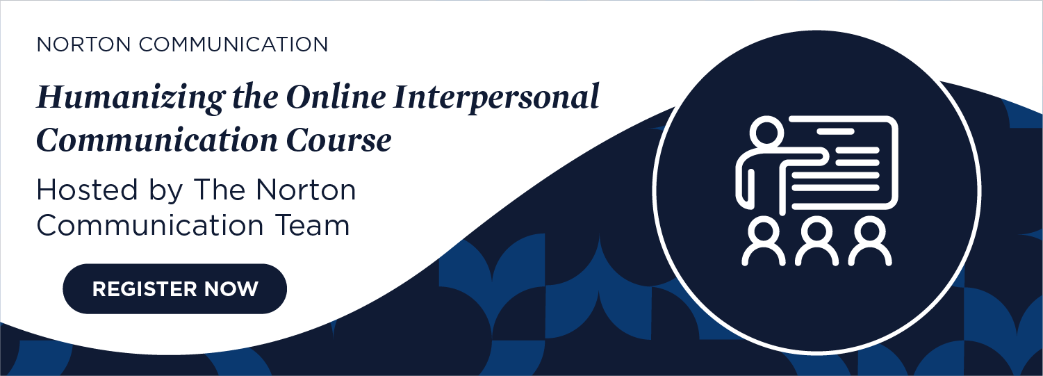 Register now for Humanizing the Online Interpersonal Communication Course