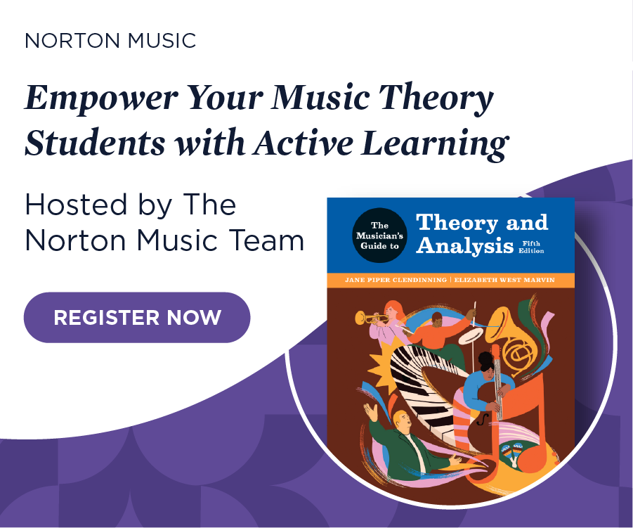 Register now for Empower Your Music Theory Students with Active Learning