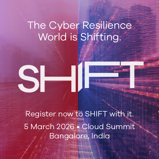 SHIFT Cloud Summit, Commvault