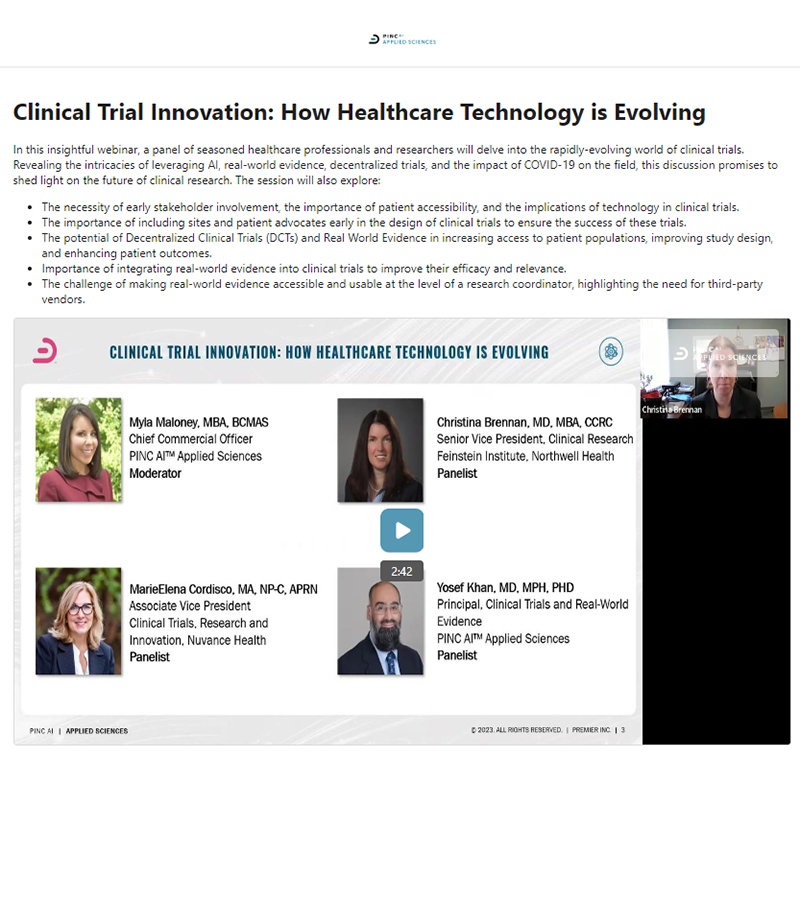On-Demand Webinar: Clinical Trial Innovation: How Healthcare Technology is Evolving
