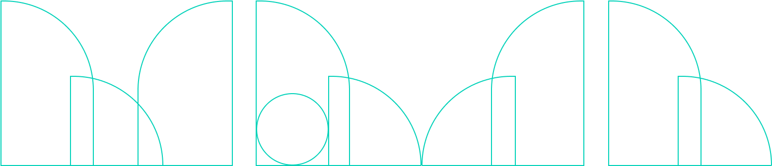 Abstract pattern of blue squares.