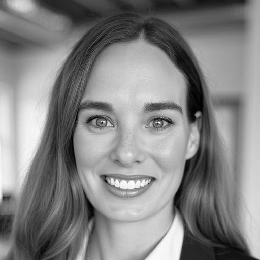 Black and white headshot of Rachel Noel, Sr Director, Quote to Cash and Revenue Accounting at Zuora