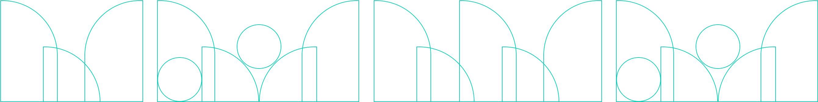 Abstract pattern of blue squares.