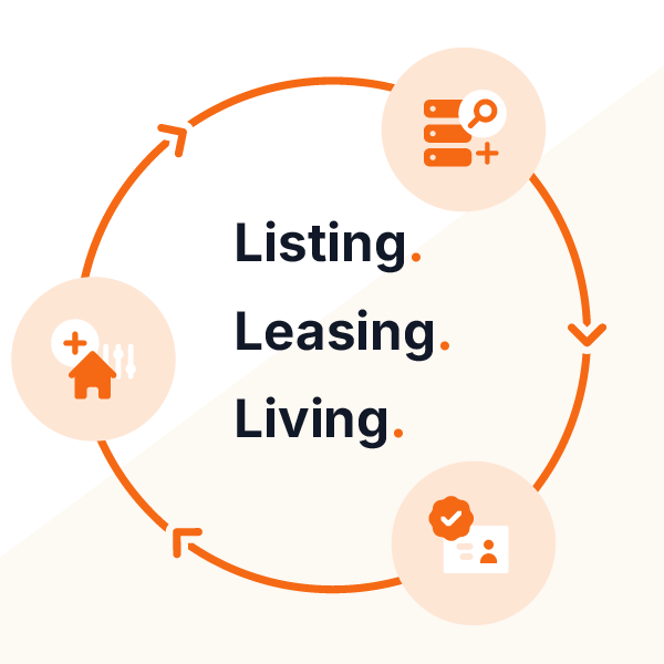Listing, leasing, living.