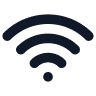 black wifi icon