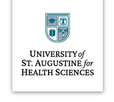 University of St. Augustine for Health Sciences (USAHS) logo.