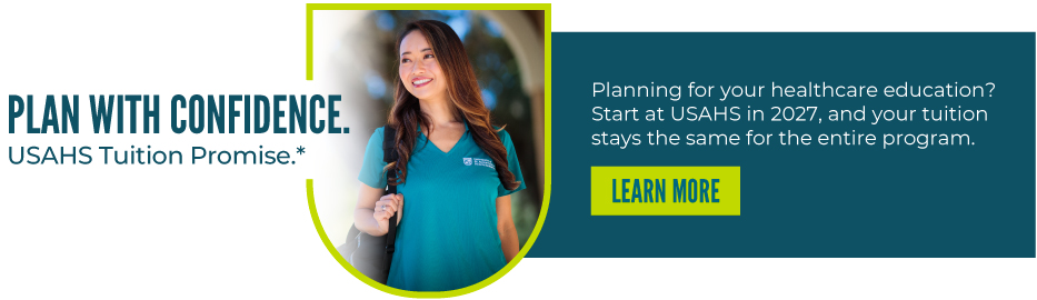 USAHS Tuition Promise: Start at USAHS in 2027, and your tuition stays the same for your entire program.