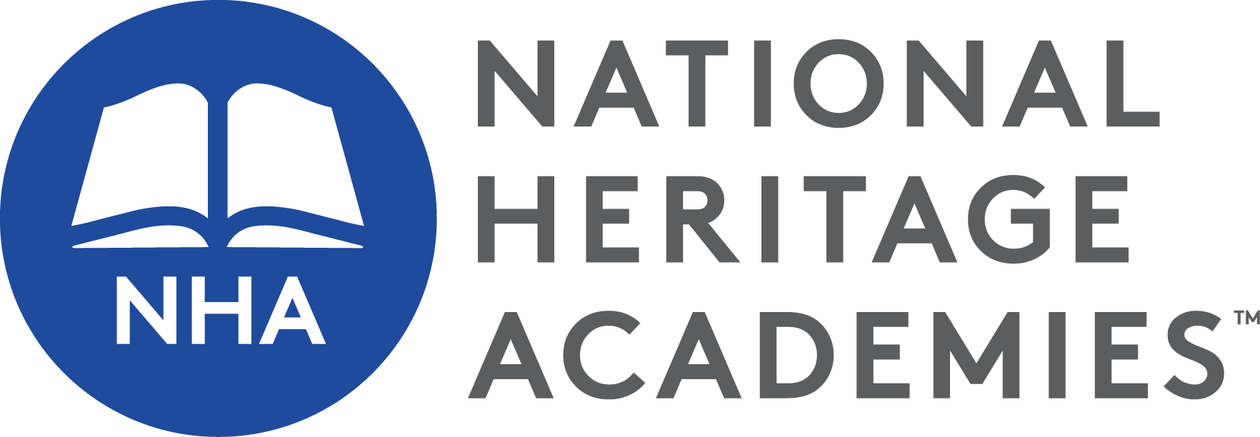 White N shield and open-book emblem stand out on a deep blue horizontal banner with angular right-side detail.