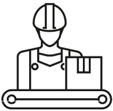icon of a worker