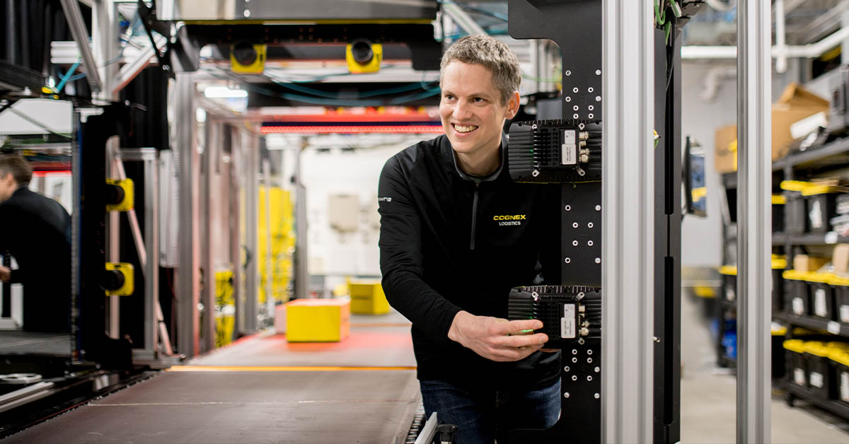 Multiple and challenging barcodes being read with Cognex technology