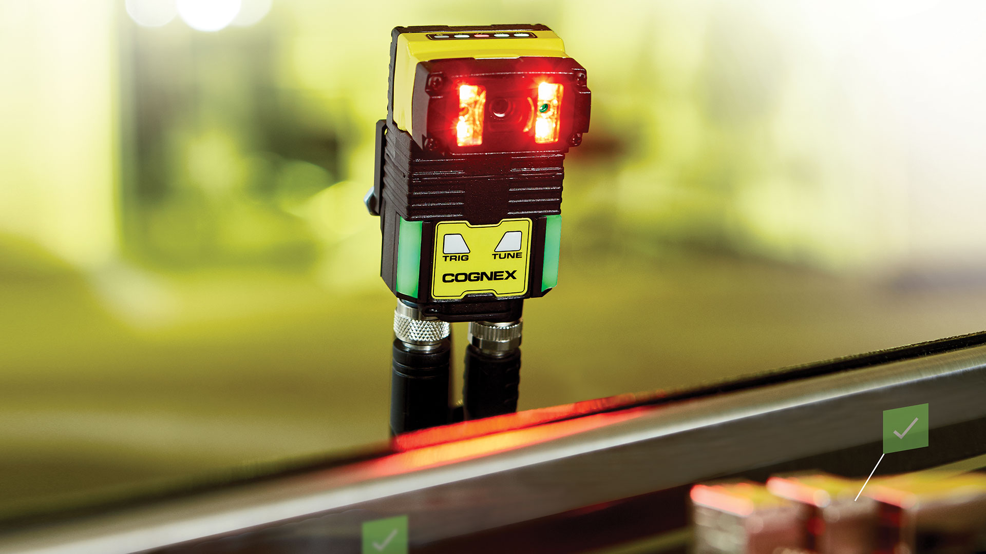 A Cognex vision sensor