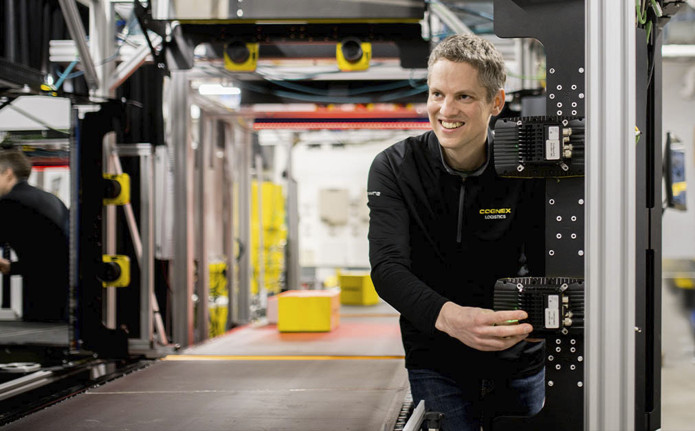 Multiple and challenging barcodes being read with Cognex technology