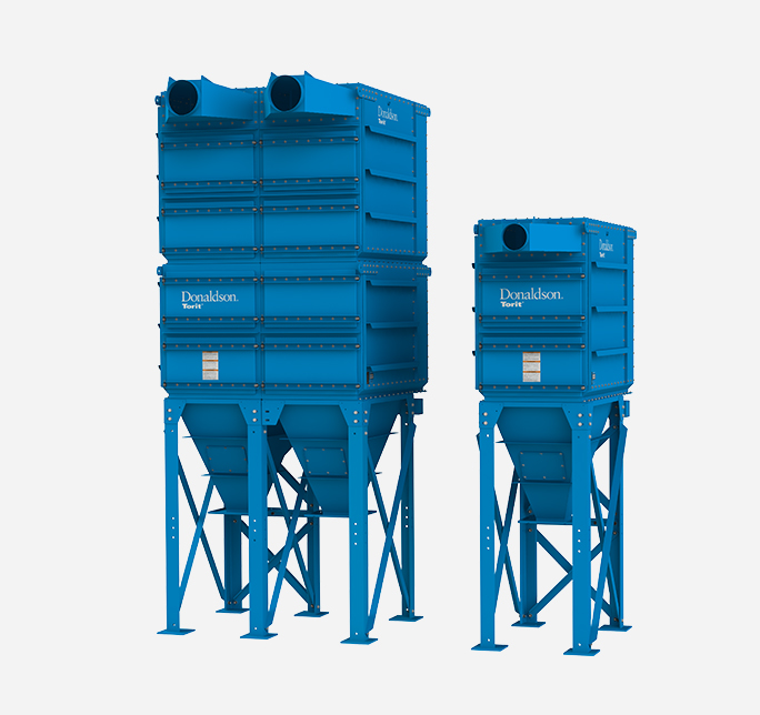 "Colector de polvo industrial Donaldson PowerCore para captación de partículas finas"