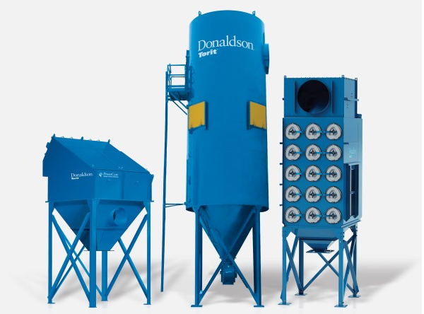 "Filtros y colectores industriales Donaldson PowerCore y DFO para polvos, humos y neblinas"Proceso de soldadura industrial