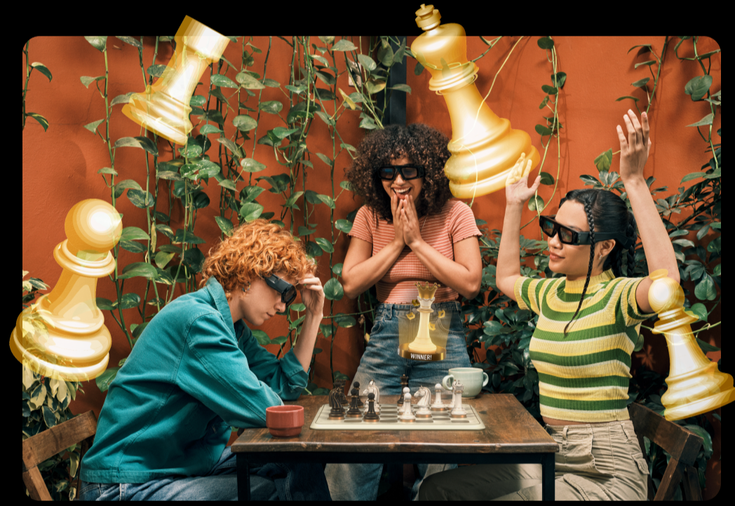 Players wearing Spectacles