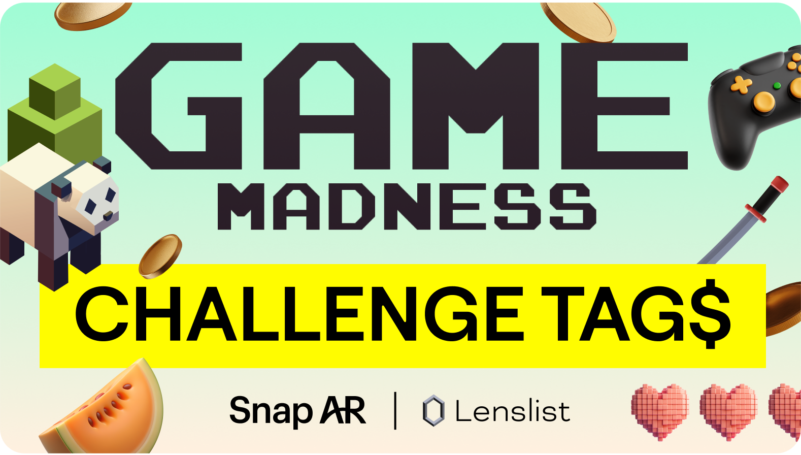 Challenge Tag$: Game Madness