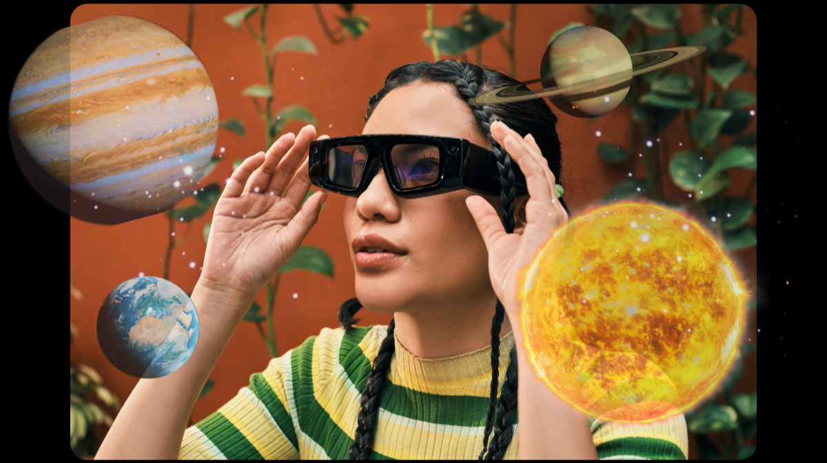 User wearing Spectacles