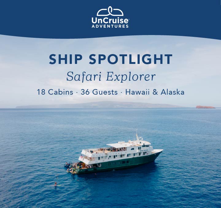 UnCruise Adventures. &nbsp;Warm or Cold.