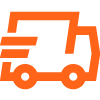 Icon of a speedy delivery truck.
