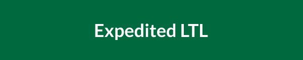 Text reading "Expedited LTL" in a white font against a solid green field.