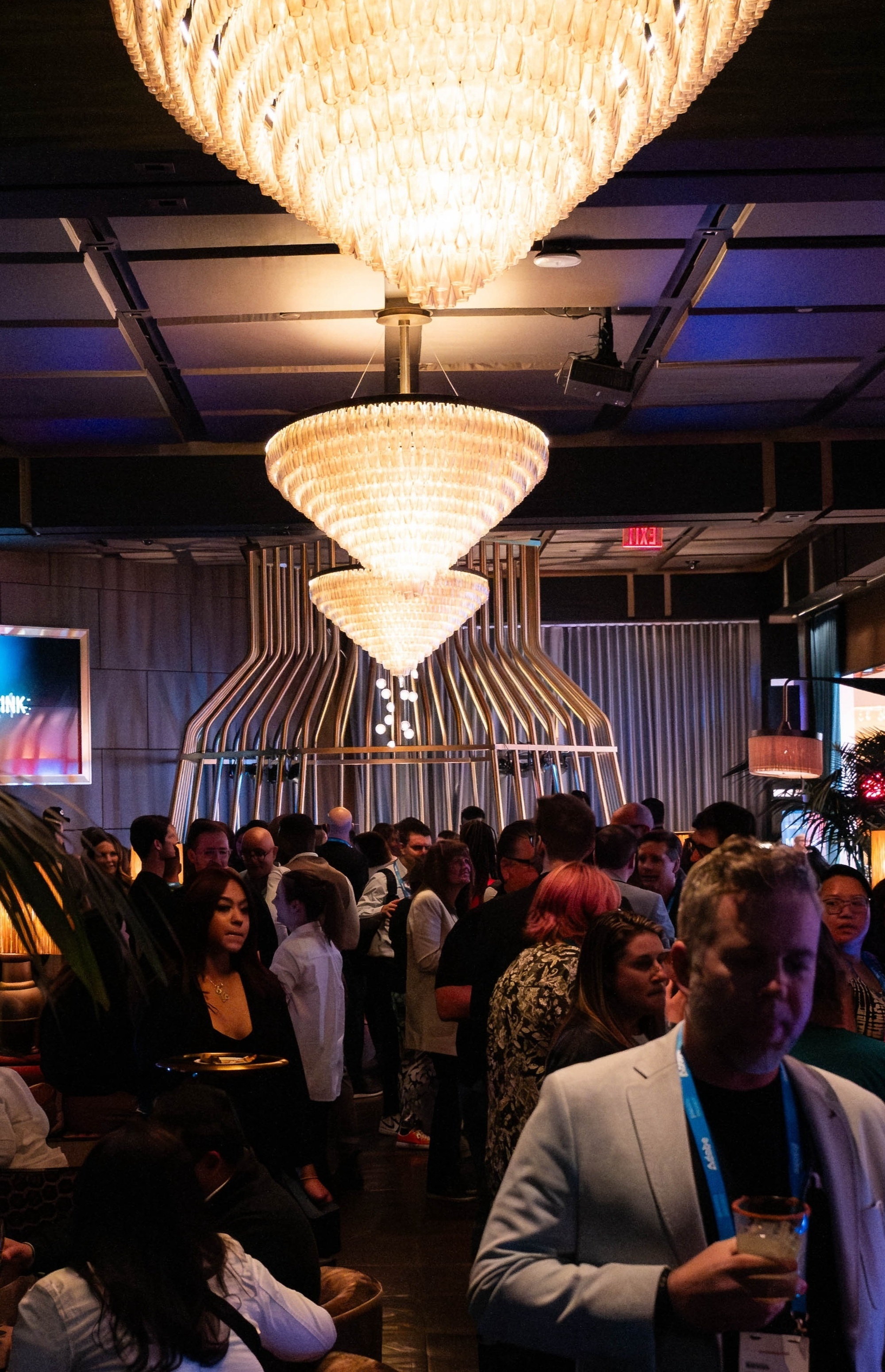 scenes from the party