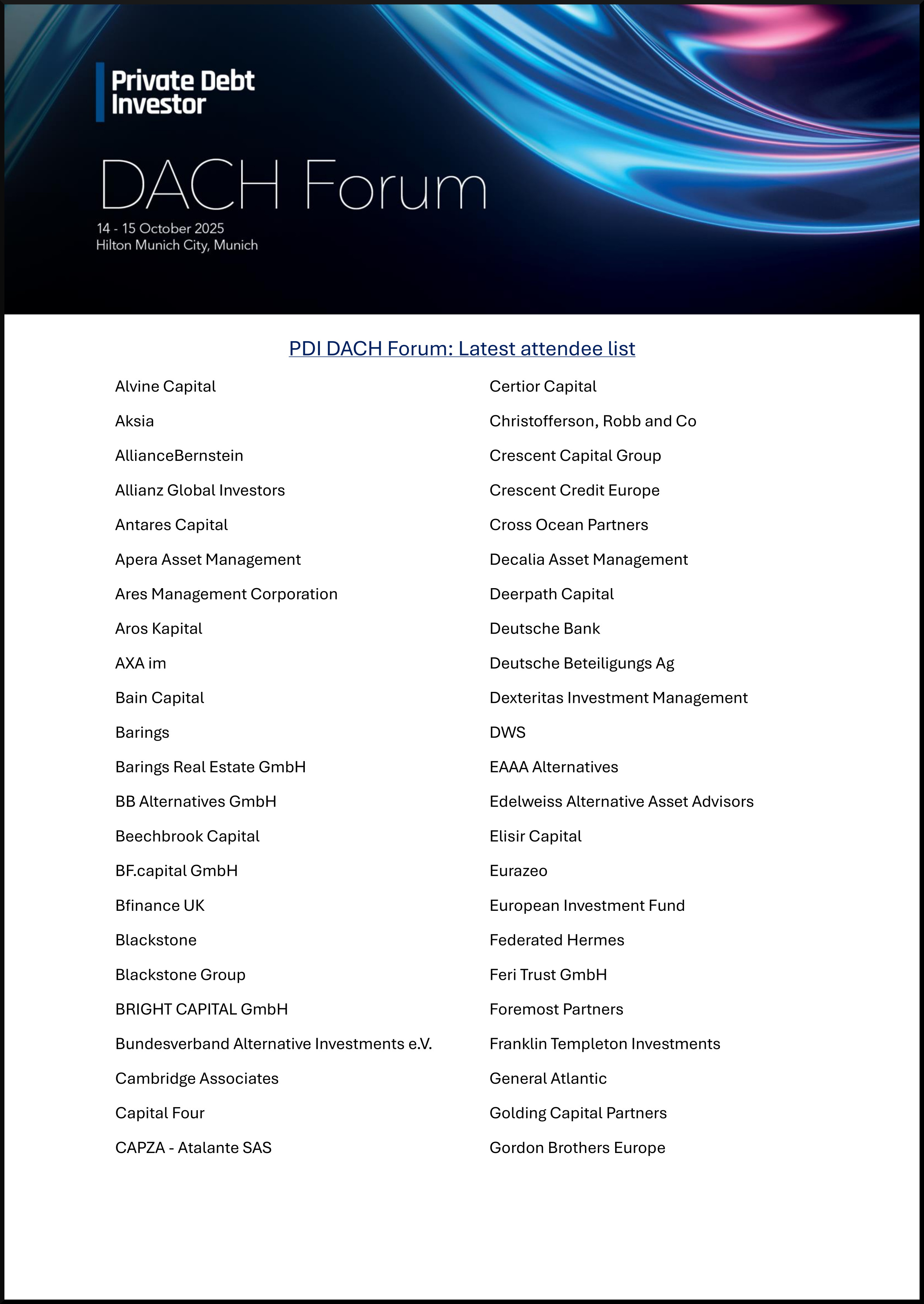 attendees cover