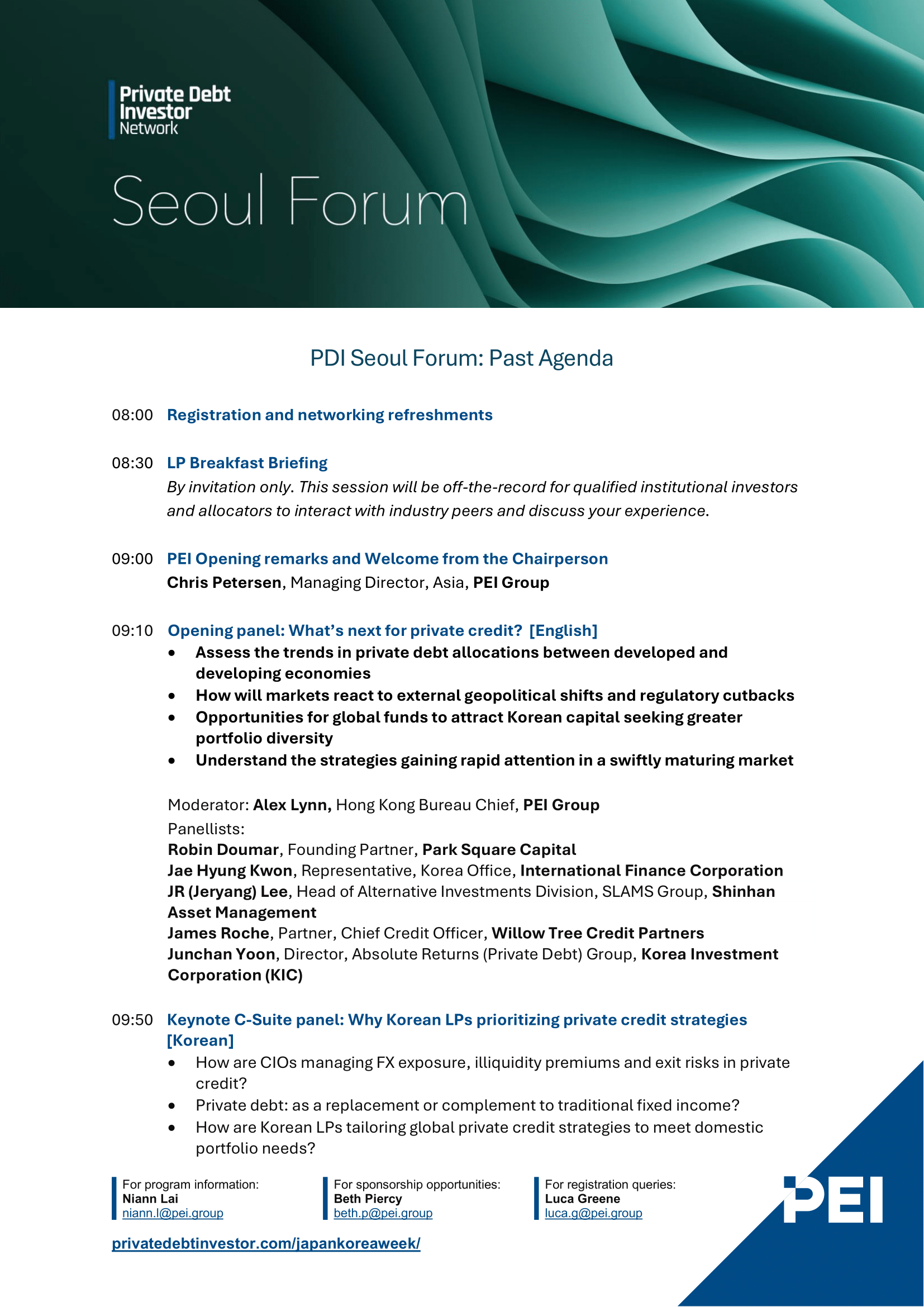 Agenda cover
