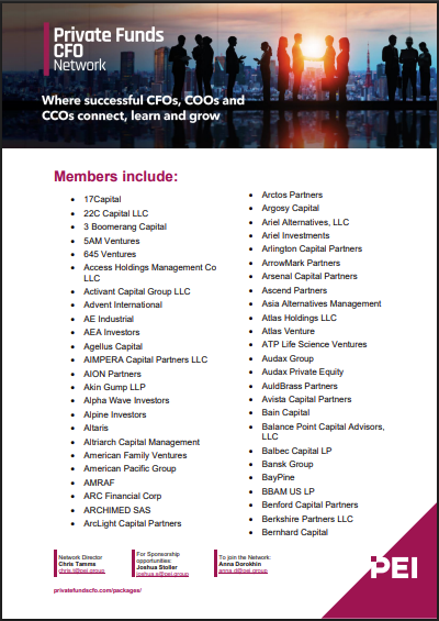 Private Funds CFO Network 2025 member list