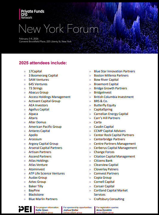 Flyer for an operations forum featuring the title "Stronger compliance, smarter operations: Build playbooks that drive results" and three sections on roundtables, technology demos, and data presentations.
