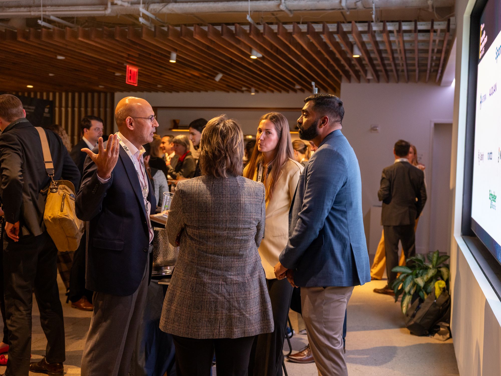 Networking crowd at RIF New York 2025