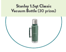 Stanley 1.5qt Classic Vacuum Bottle.