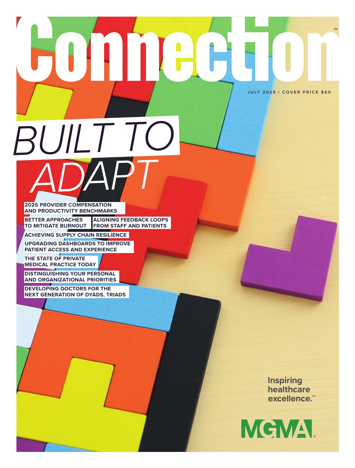 MGMA Connection magazine cover image