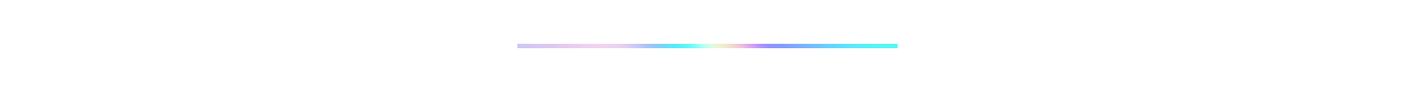 Horizontal gradient divider transitioning from purple to pink, light green, and blue.