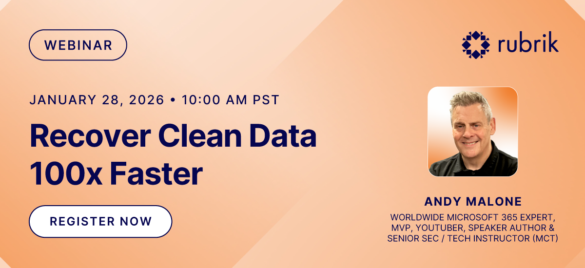 Recover Clean Data and hear from MVP Andy Malone