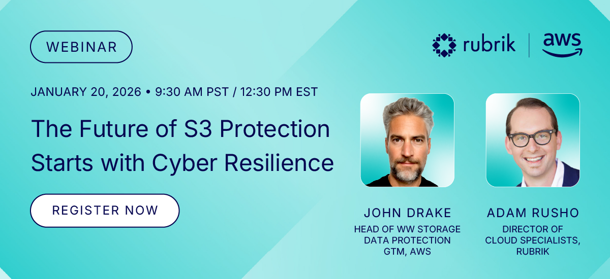 The Future of S3 Protection Starts with Cyber Resilience