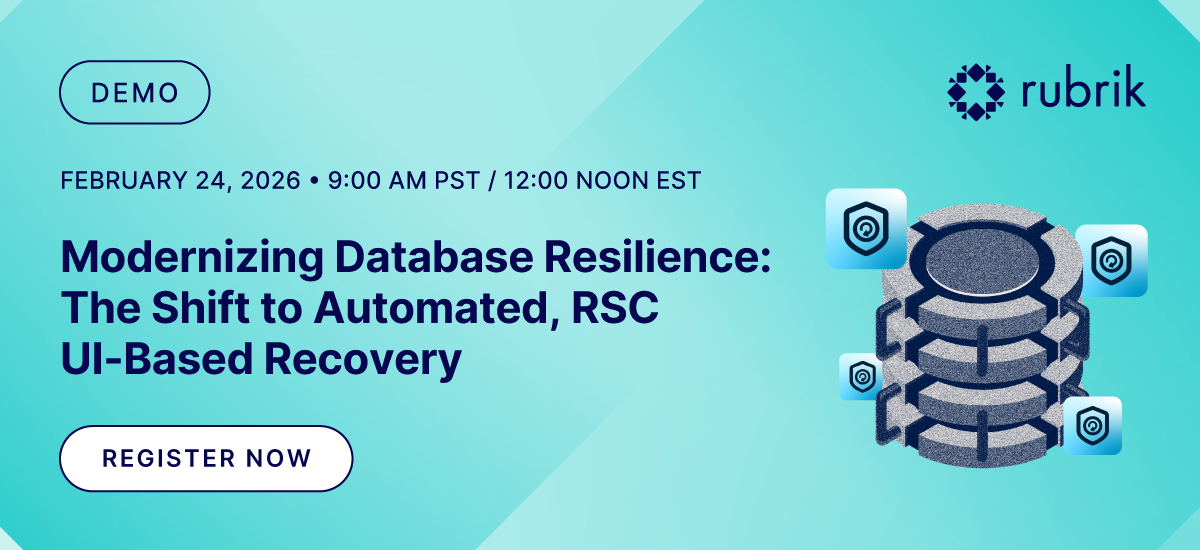 Modernizing Database Resilience: The Shift to Automated, RSC UI-Based Recovery