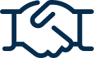 Illustration of handshake.