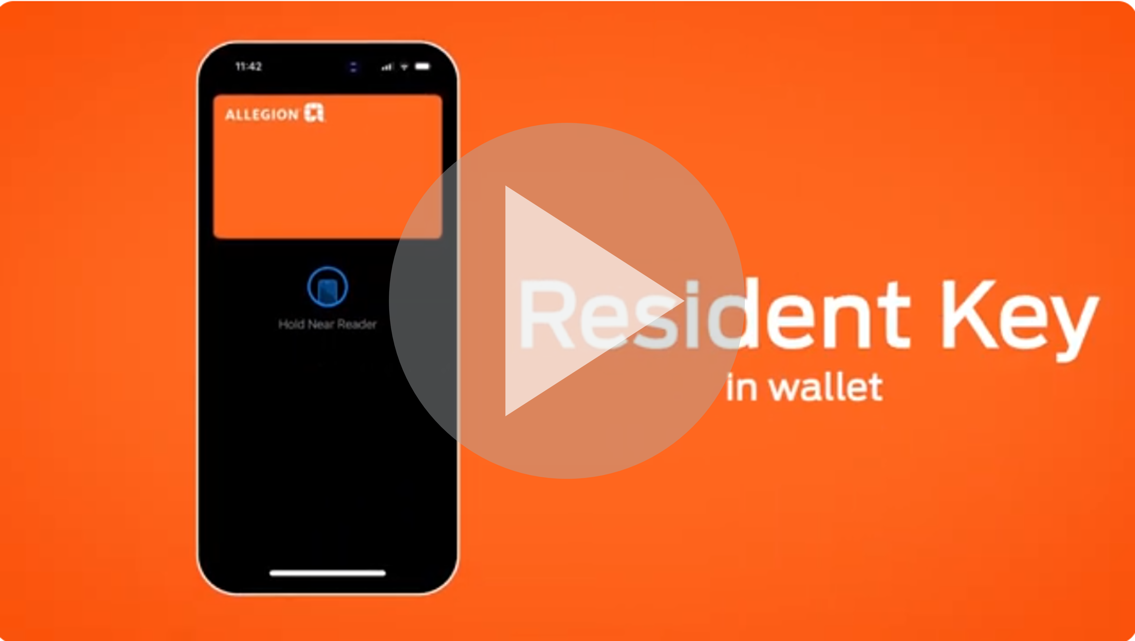 Allegion Resident Key in Wallet
